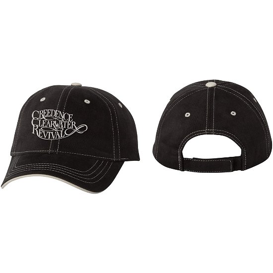Cover for Creedence Clearwater Revival · Creedence Clearwater Revival Unisex Baseball Cap: Logo (CLOTHES) [Black - Unisex edition]
