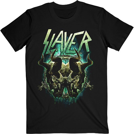 Slayer Unisex T-Shirt: Daemonic Twin - Slayer - Koopwaar -  - 5056368674723 - 