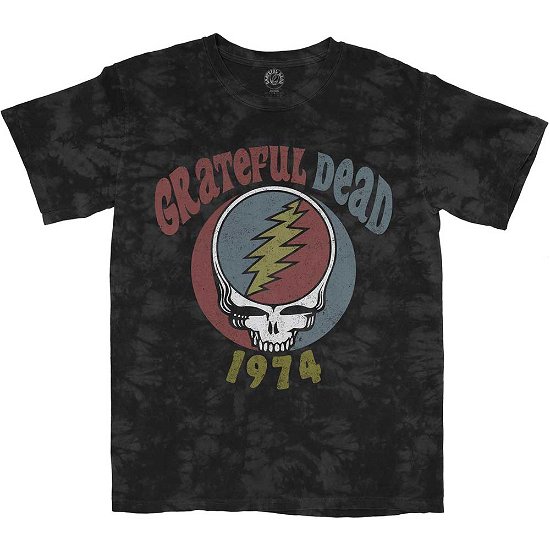 Grateful Dead Unisex T-Shirt: 1974 (Wash Collection) - Grateful Dead - Merchandise -  - 5056561020723 - 