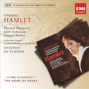 Cover for Hampson Thomas · New Opera Series: Thomas Hamlet (CD) (2012)