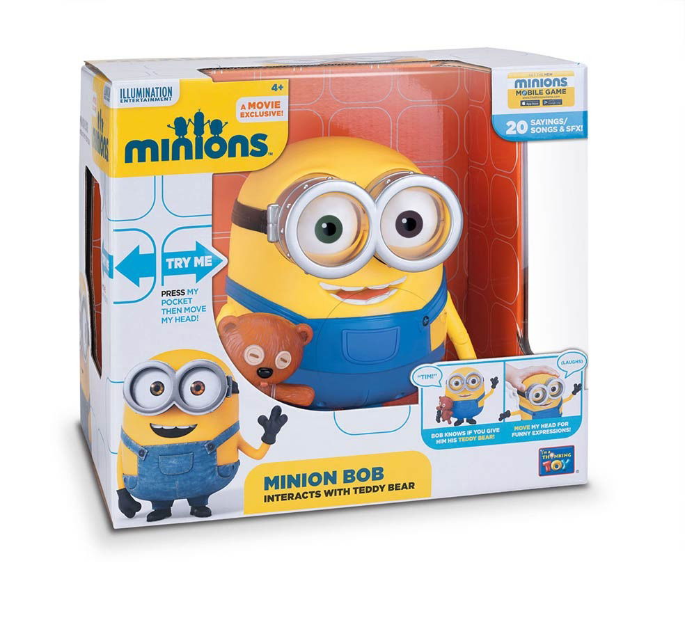 Thinkway Toys · 31006 - Minions - Bob Mit Teddy - Sprechender