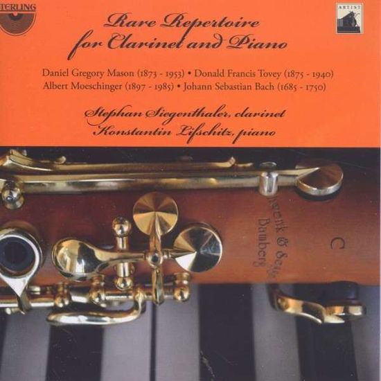 Rare Repertoire for Clarinet & Piano - Manson / Siegenthaler / Lifschitz - Music - STE - 7393338167723 - July 24, 2012