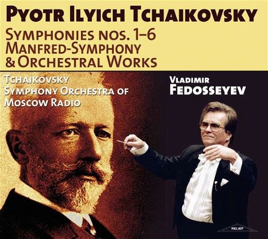 Cover for Tchaikovsky / Tchaikovsky Sym Orch of Moscow Radio · Syms 1-6 Manfred Sym &amp; Orch Works (CD) [Box set] (2014)