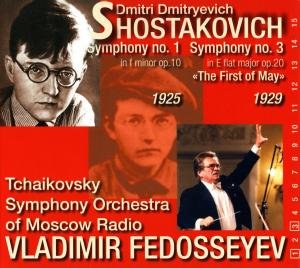 Cover for Shostakovich / Tchaikovsky Sym Orch / Fedoseyev · Sym 1 &amp; 3 / the First of May (CD) (2008)