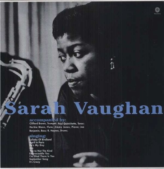 Cover for Sarah Vaughan · With Clifford Brown (LP) [Bonus Tracks, Remastered edition] (2012)