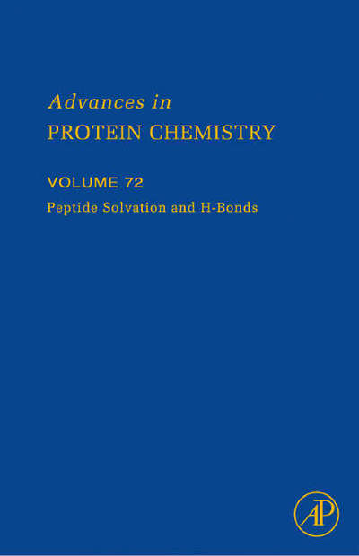 Cover for David Barker · Peptide Solvation and H-bonds (Hardcover Book) (2006)