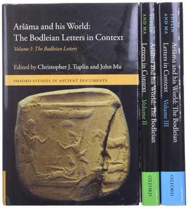 Cover for Arsama and his World: The Bodleian Letters in Context: Volumes I-III - Oxford Studies in Ancient Documents (Büchersatz) (2020)