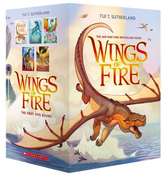 Wings of Fire The Dragonet Prophecy (Box set) - Wings of Fire - Tui T. Sutherland - Livros - Scholastic US - 9780545855723 - 13 de outubro de 2022