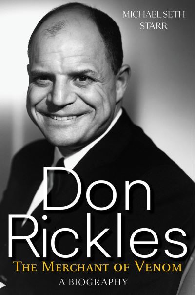 Cover for Michael Seth Starr · Don Rickles: The Merchant of Venom (Gebundenes Buch) (2022)