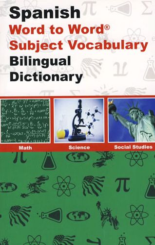 Cover for C. Sesma · English-Spanish &amp; Spanish-English Word-to-Word Dictionary: Maths, Science &amp; Social Studies - Suitable for Exams (Taschenbuch) (2011)