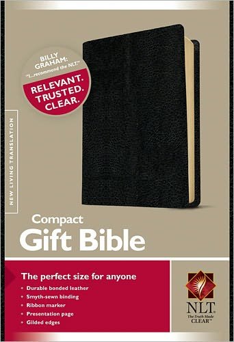 Cover for Tyndale · Compact Bible-Nlt (Leather Book) [Black Bonded] (2004)