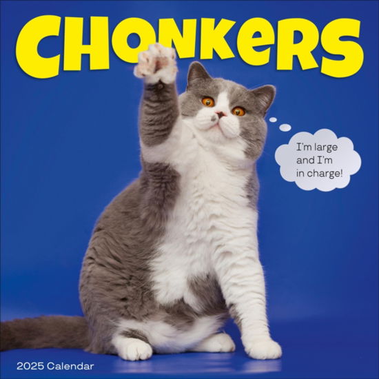 Chonkers Wall Calendar 2025: A Year of Cats Large and In Charge - Workman Calendars - Gadżety - Workman Publishing - 9781523524723 - 8 sierpnia 2024