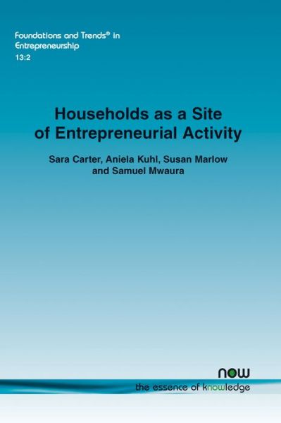 Cover for Sara Carter · Households as a Site of Entrepreneurial Activity - Foundations and Trends in Entrepreneurship (Paperback Book) (2017)