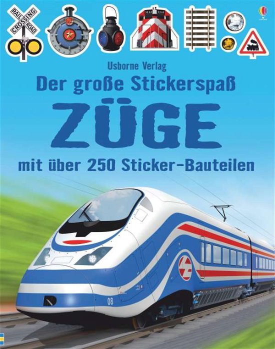 Cover for Tudhope · Der große Stickerspaß:Züge (Buch)