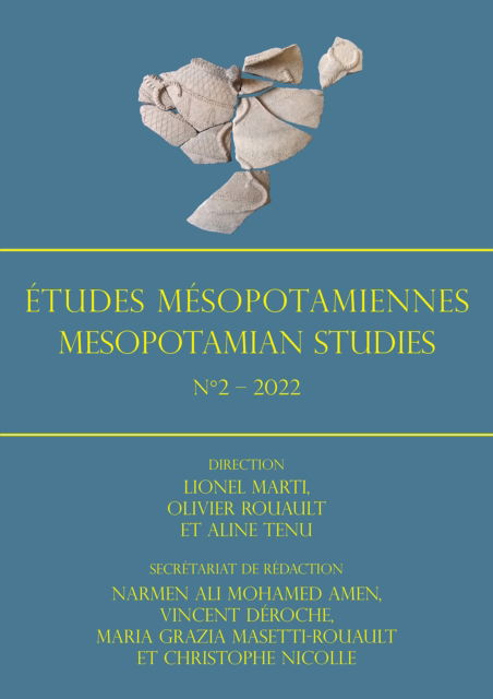 Cover for Etudes Mesopotamiennes - Mesopotamian Studies N2 - 2022 (Paperback Bog) (2023)