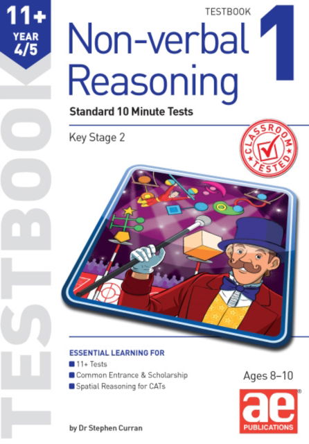 Cover for Dr Stephen C Curran · 11+ Non-verbal Reasoning Year 4/5 Testbook 1: Standard Short Tests (Paperback Book) (2024)