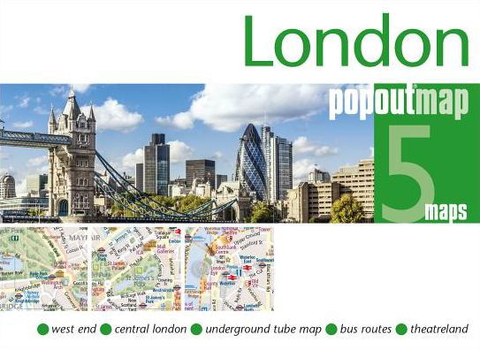 Cover for Popout Map · London PopOut Map - PopOut Maps (Landkart) (2019)