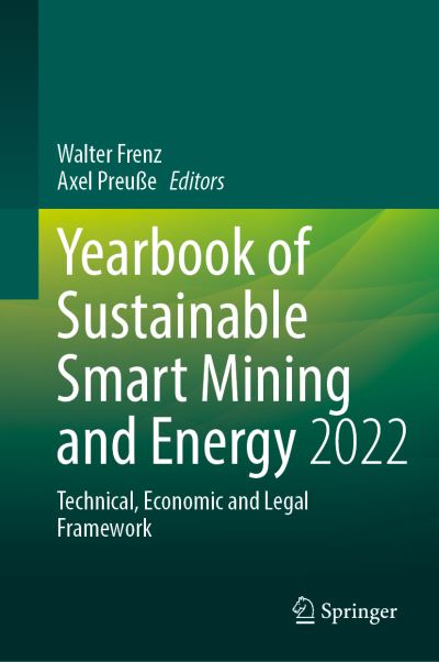 Cover for Walter Frenz · Yearbook of Sustainable Smart Mining and Energy 2022 (Book) (2023)