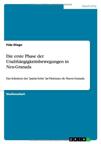 Cover for Diego · Die erste Phase der Unabhängigkei (Bog) [German edition] (2011)