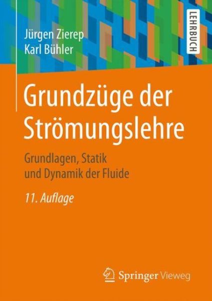 Cover for Jurgen Zierep · Grundzuege der Stroemungslehre (Book) (2018)