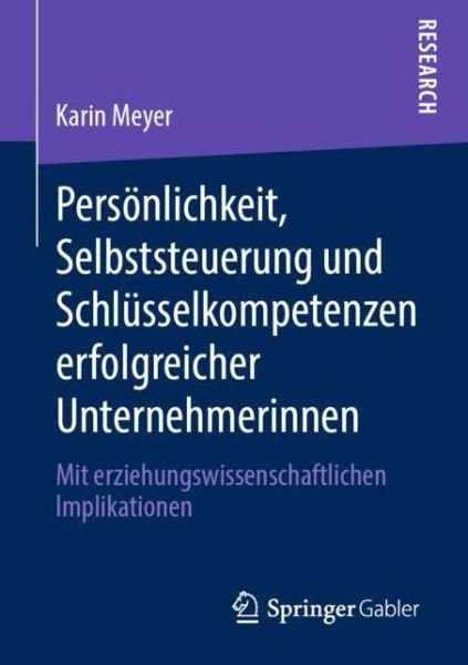Cover for Meyer · Persönlichkeit, Selbststeuerung u (Book) (2019)