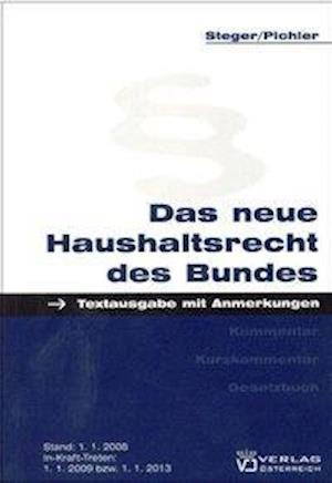 Cover for Steger · Das neue Haushaltsrecht des Bund (Book)