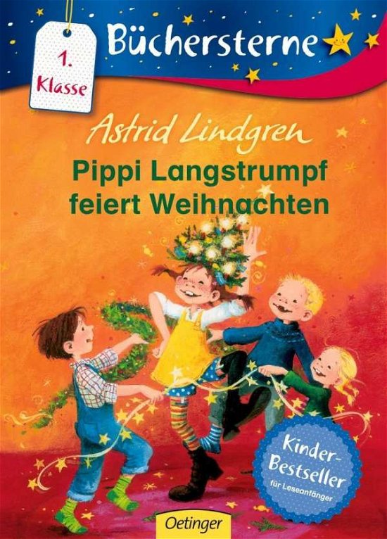 Cover for Astrid Lindgren · Pippi Langstrumpf feiert Weihnachten (Innbunden bok) (2017)