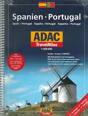 ADAC TravelAtlas: Spanien Portugal TravelAtlas - ADAC Verlag - Libros - ADAC Verlag - 9783826418723 - 31 de agosto de 2006