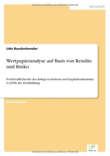 Cover for Udo Buedenbender · Wertpapieranalyse Auf Basis Von Rendite Und Risiko (Pocketbok) [German edition] (2001)
