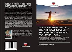 Cover for Tlhagale · Si Je Suis Au Service De Dieu, (Buch)