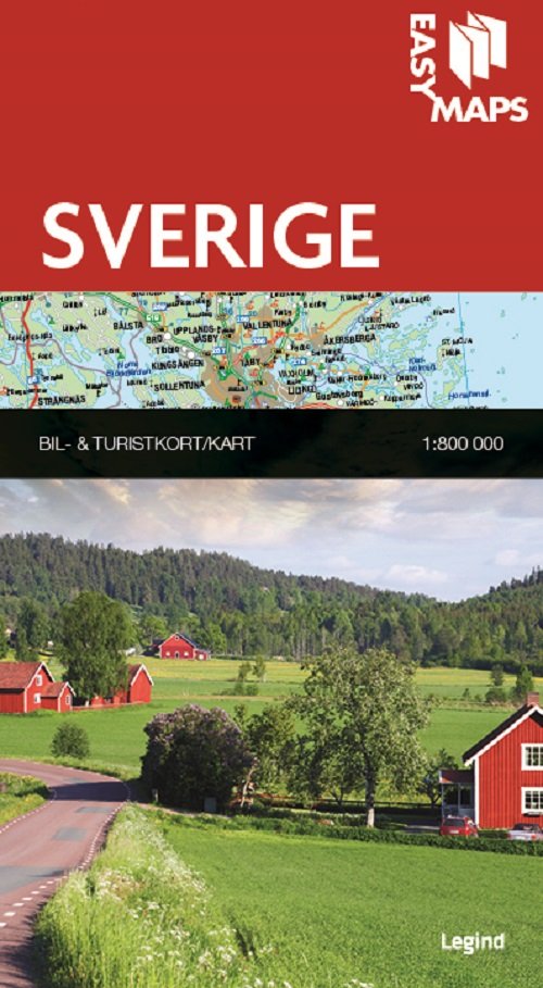 Easy Maps - Lande og regioner: Easy Maps - Sverige - Legind A/S - Böcker - Legind - 9788771551723 - 15 april 2015