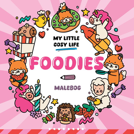 Cover for Cozy Coloring: Malebog: Foodies - Cozy Coloring (Paperback Bog) [1. udgave] (2025)