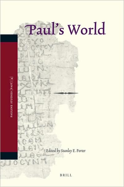 Cover for Stanley E. Porter · Paul's World (Pauline Studies) (Inbunden Bok) (2008)