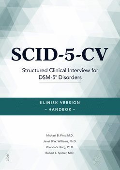 Cover for Michael B. First · SCID-5-CV Klinisk version Handbok (Bog) (2023)