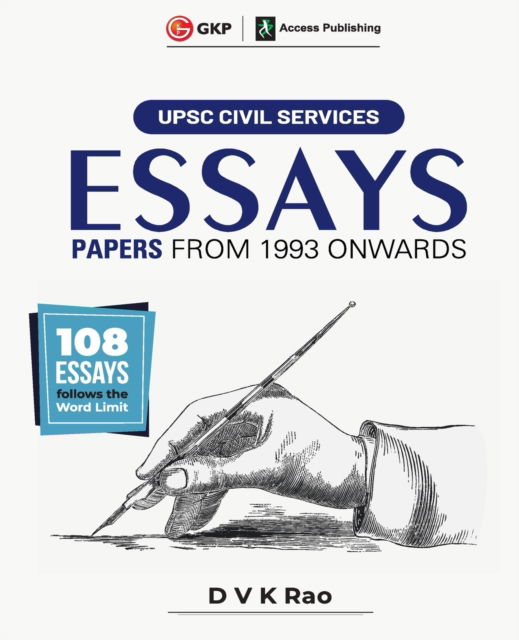 Cover for G K Publications Ltd · UPSC Civil Services 2023 : Es says (Papers from 1993 onwards) by DVK Rao (Paperback Bog) (2022)