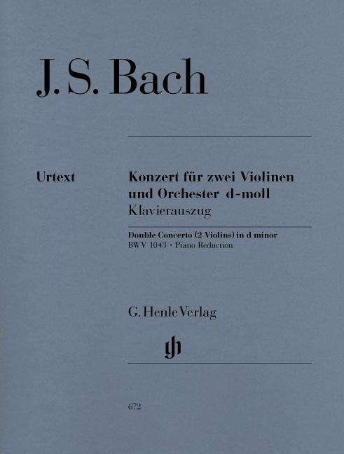 Cover for JS Bach · Konzert 2 Violin.1043,KA.HN672 (Bok) (2018)