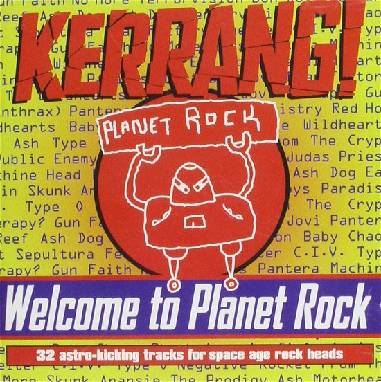 Cover for Various Artists · Kerrang!welcome to Planet Rock (CD) (1996)