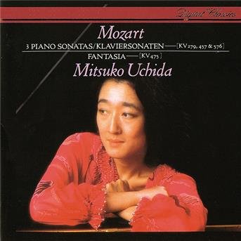 Cover for Mitsuko Uchida · Fantasia in C Minor Kv 475 / Sonata in C Minor Kv 457 / Sonata in C Kv 279 / So (CD) (1985)