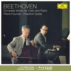 Cover for Friedrich Gulda Pierre Fournier · Beethoven ‐ Complete Works for Cello and Piano 2cds+blu‐ray Audio (CD) (2019)