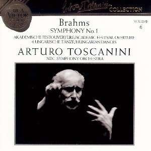 Cover for Toscanini Arturo · Brahms: Sinfonie Nr. 1 / Akademische Festouvert (CD)