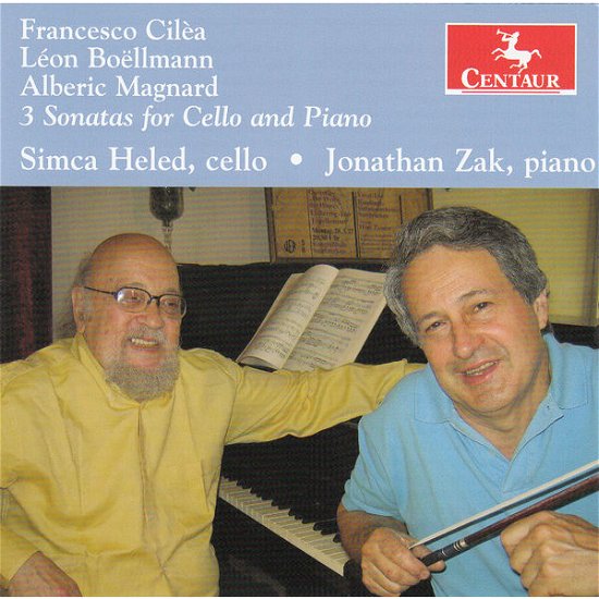 3 Sonatas for Cello & Piano - Simca Heled - Musiikki - CENTAUR - 0044747333724 - keskiviikko 1. huhtikuuta 2015