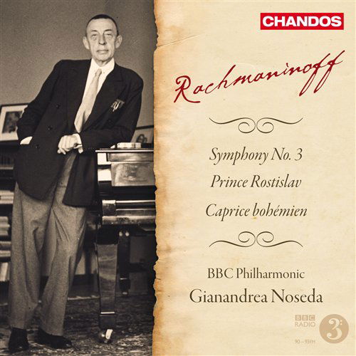 Symphony No.3/prince Rotislav / Caprice Bohemien - S. Rachmaninov - Musik - CHANDOS - 0095115167724 - 30. august 2011