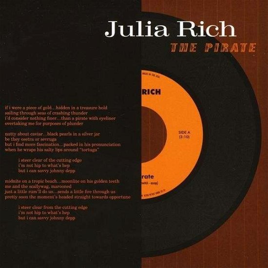 Cover for Julia Rich · Pirate (CD) (2009)