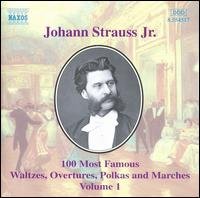 100 Most Famous Vol.1 - Johann -Jr- Strauss - Musiikki - NAXOS - 0636943451724 - maanantai 18. toukokuuta 2009