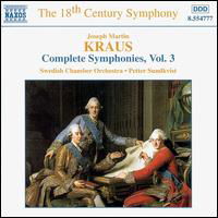 Cover for J.M. Kraus · Complete Symphonies 3 (CD) (2000)