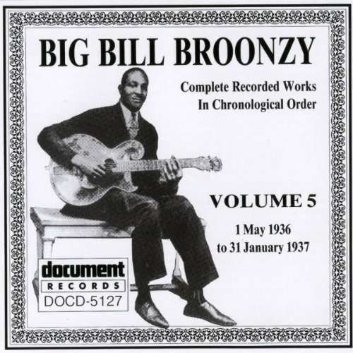 1936-37 Vol 5 - Big Bill Broonzy - Musik - DOCUMENT - 0714298512724 - 20. maj 1997