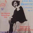 Cover for Heifetz / Beethoven / Ny Phil Orch / Rodzinski · Jascha Heifetz Coll 5: Russian Recordings 1911 (CD) (2000)