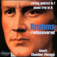 Rediscovered - J. Brahms - Musik - BIDDULPH - 0744718022724 - 5. august 2016