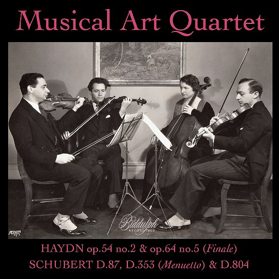 Cover for Musical Art Quartet · Haydn: Op. 54, No. 2 &amp; Op. 64, No. 5 (finale) / Schubert: D.87 (CD) (2022)