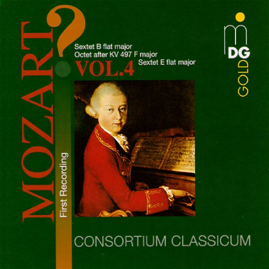 Cover for Mozart / Consortium Classicum · Sextet in E-flat &amp; G-flat / Octet in F (CD) (2001)